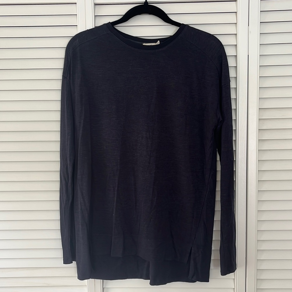 Vince Mesh Long-Sleeve Tee
